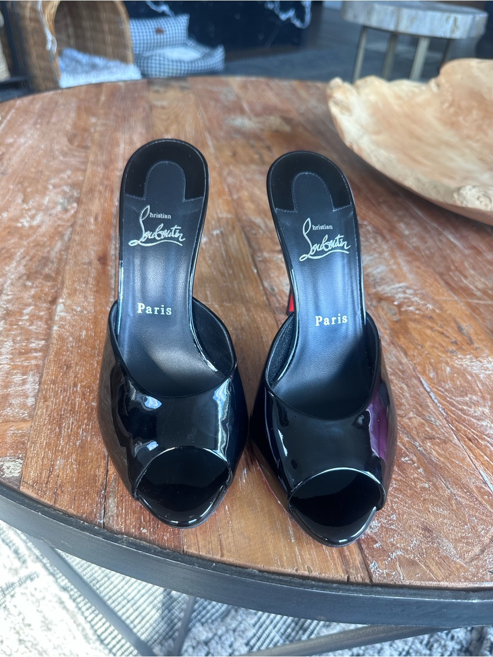 Christian Louboutin Black Patent Me Dolly 100mm - Picture 2 of 10